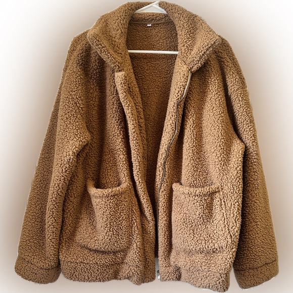 Oversized soft fleece jacket - Picture 3 of 4